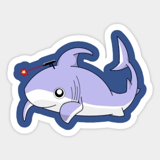 Frickin' Shark Sticker